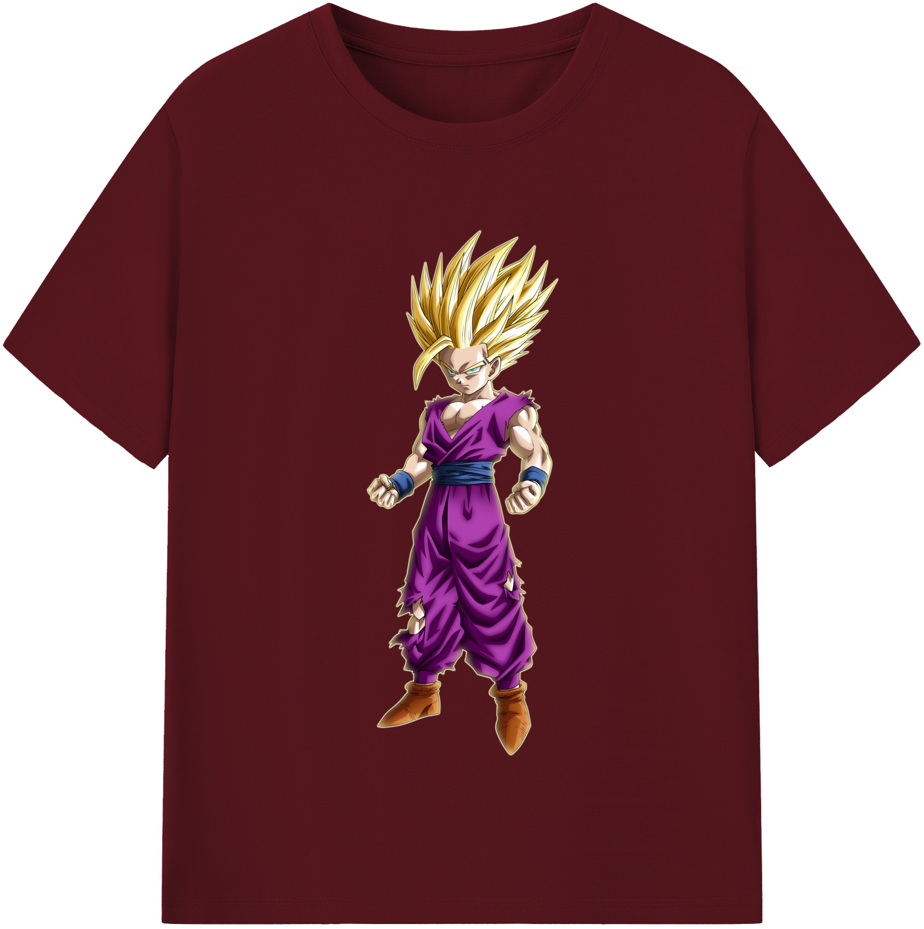 （画像用） ドラゴンボール 孫 悟飯（そんごはん）DRAGON BALL Son Gohan 綿100％半袖Tシャツ（フロントプリント）